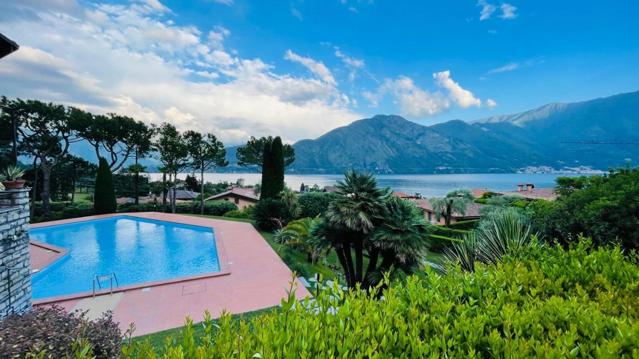 Lake View, Swimming Pool, Tennis Court And Private Parking Mezzegra Exteriér fotografie